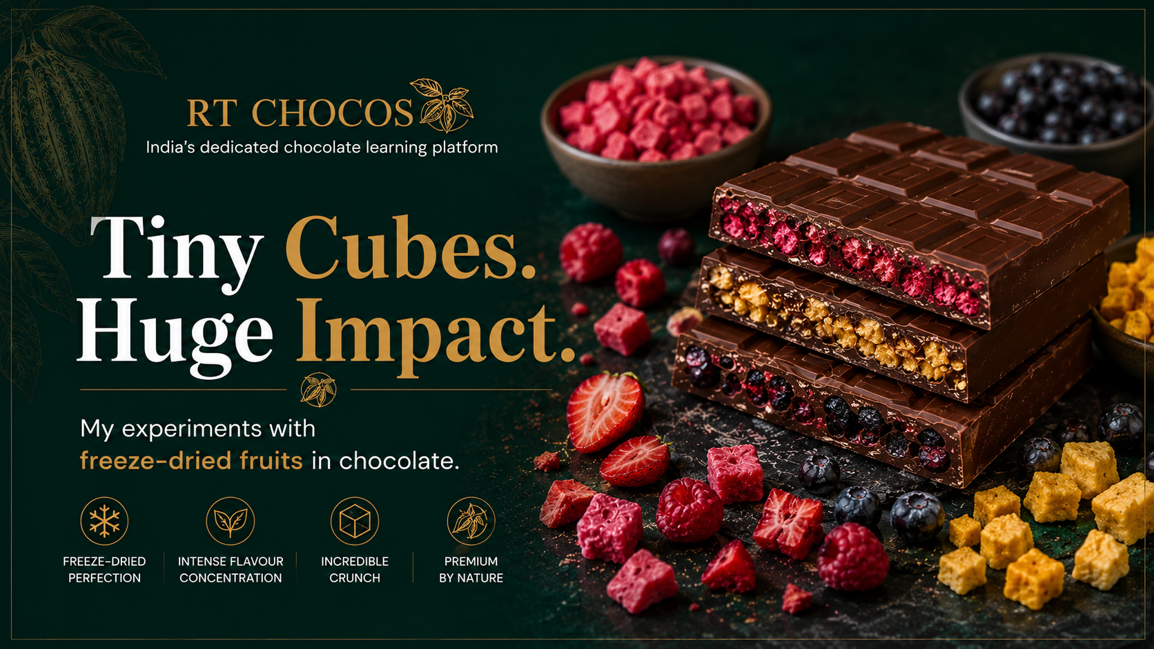 Freeze-Dried Fruits in Chocolate: What I Discovered on My Development Bench