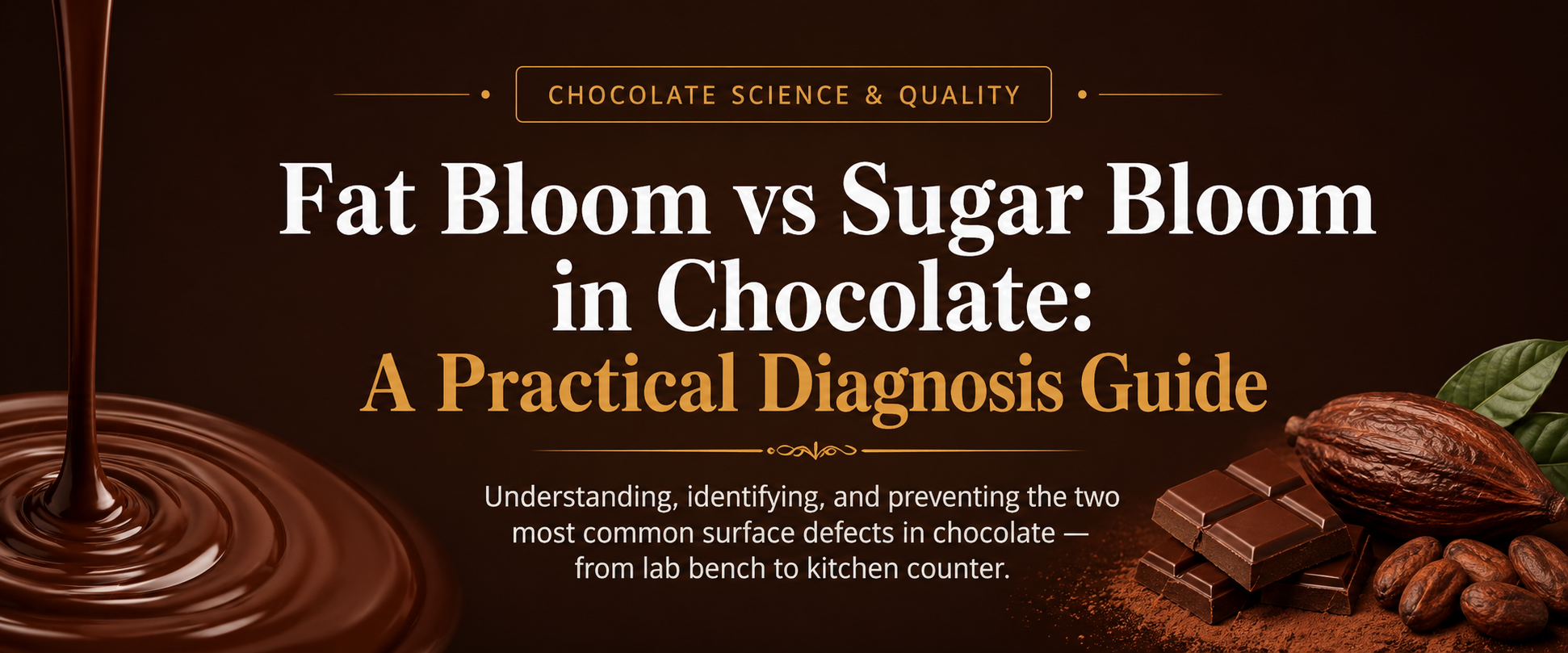 Fat Bloom vs Sugar Bloom in Chocolate: A Practical Diagnosis Guide